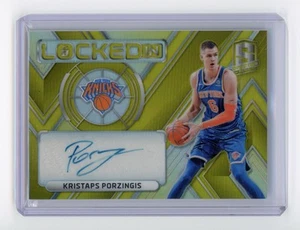Panini Spectra Kristaps Porzingis 2017 bloqueado firmas dorado 09/10 #LI-KPZ - Imagen 1 de 2