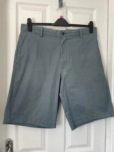 M&S BLUE HARBOUR CHINO SHORTS COOL DOWN FRESHTECH SIZE 36L AIRFORCE BLUE - Picture 1 of 7