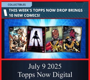 TOPPS MARVEL COLLECT JULY 9 2025 TOPPS NOW DIGITAL SILVER 10 CARD SET - Picture 1 of 1