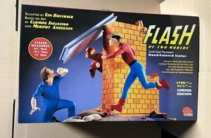 NEW - Flash of Two Worlds LIMITED EDITION 10 1/2" Statue -DC Direct -#0158/1500 - Picture 1 of 14