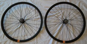 Weinmann DP30 700c Disc Brake Wheelset - Doublewall Alloy - Novatec Hubs - Clean - Picture 1 of 15