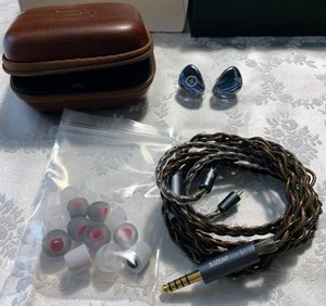 Cuffie IEM Juzear Clear 1DD Complete di Cavo Da 4.4mm e 3 Set di Gommini - Afbeelding 1 van 8