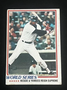 1978 Topps #413 1977 World Series - Picture 1 of 2