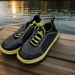 ✅Champion C9 Ernesto Youth Sz 6 Water Shoes Gray/Yellow/Black Mesh Lace Sneakers - Picture 1 of 11