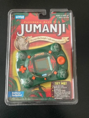 Videogame LCD portátil Jumanji - 1996 - Novo ainda lacrado - Imagem 1 de 4