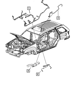 Genuine Mopar Body Wiring 68085006AE - Picture 1 of 1