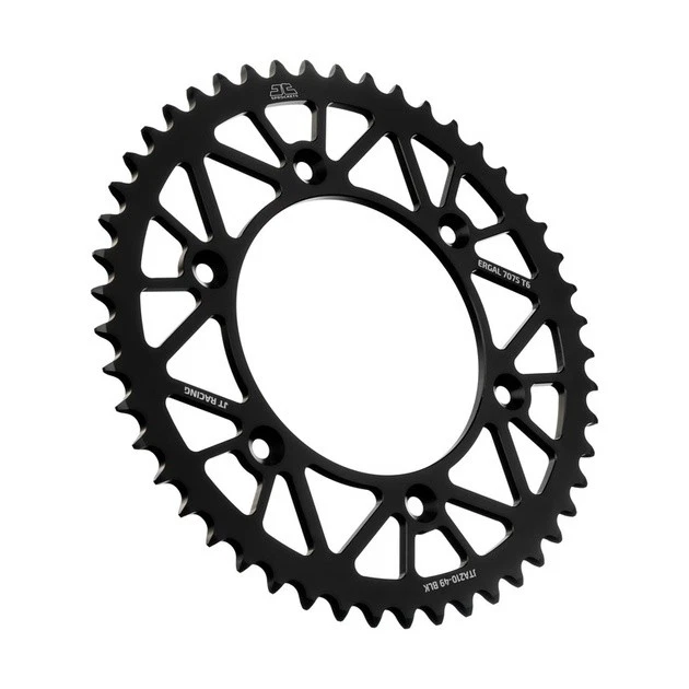 JT Racelite Aluminum Rear Sprocket 47T Black fits Suzuki RM80/RM85/RM85L - Image 1 of 1
