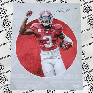 Foto firmada por Keon Sabb 11x14 Alabama marea carmesí fútbol americano rollo marea certificado de autenticidad JSA  - Imagen 1 de 1