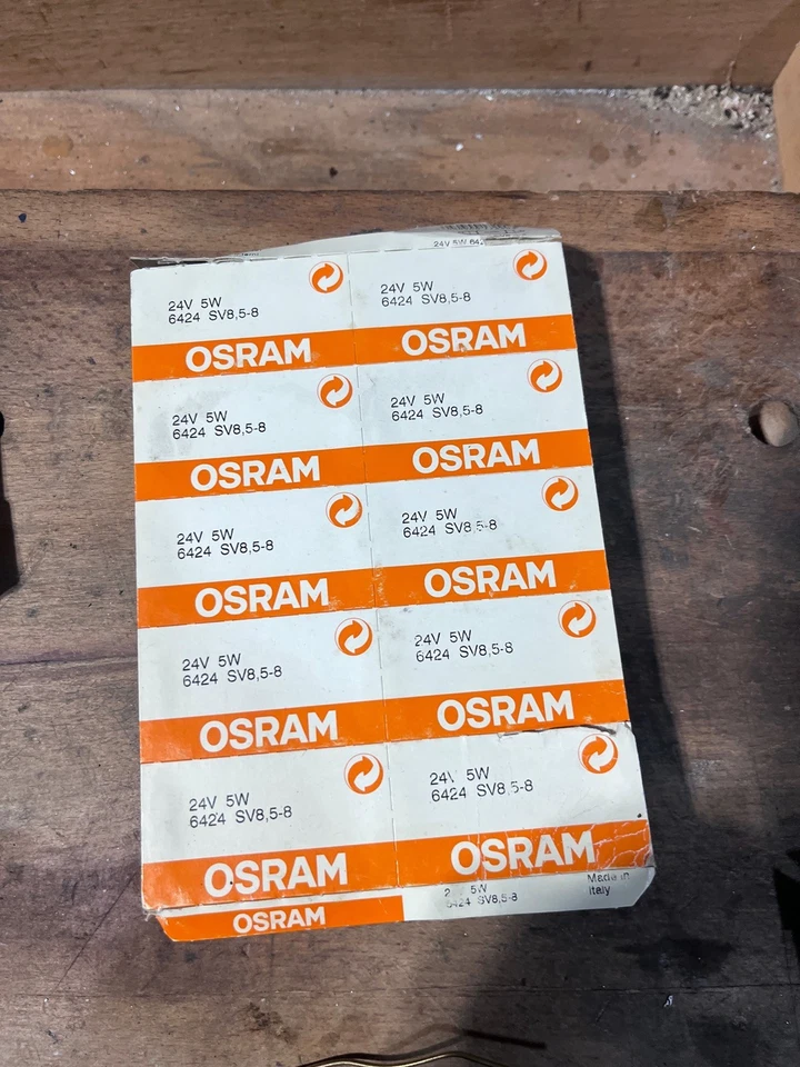 10 Osram 24V 5 Вт 6424 V8,5-8 лампочки новый - Изображение 1 из 1