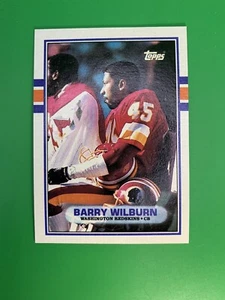 1989 Topps Barry Wilburn #254 Washington Redskins - Picture 1 of 2