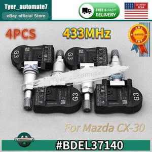 Set of 4 TPMS Sensor For Mazda CX-30 2019 Tire Pressure Sensor 433MHz - Picture 1 of 6