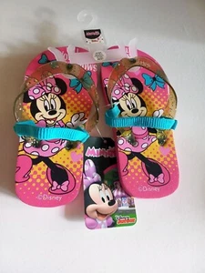 MINNIE TONGS POINTURE EU26/27 - UK8.5/9.5 ROSE ET BLEU - Picture 1 of 7