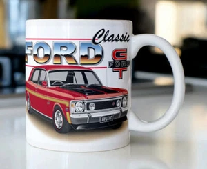 FORD XW GT FALCON SEDAN QUALITY 11oz MUG (8 CAR COLOURS) - Picture 1 of 16