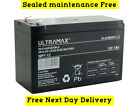 ULTRAMAX NP7-12, 12V 7Ah  Sealed Lead Acid - AGM -  VRLA Battery