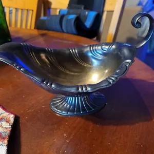 1847 ROGERS NEPTUNE PATTERN SILVER PLATED GRAVY BOAT 9313 - Picture 1 of 4