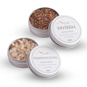 Frankincense and Myrrh Incense Resin 30ml tins - Picture 1 of 5