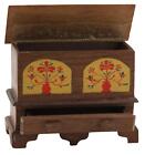 Puppenhaus Handbemalt Dower Decke Coffers Cedar Brust Pioneer Möbel