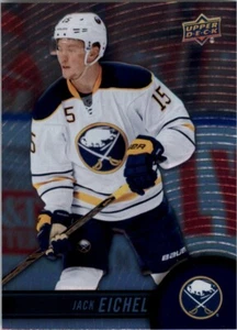 2017-18 Upper Deck Tim Hortons Jack Eichel Buffalo Sabres Card # 15 MINT - Imagen 1 de 2