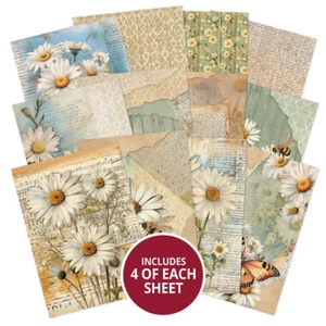 Almohadilla de papel Hunkydory A5 ~ *NUEVA* DELICIOSAS MARGARITAS (48 hojas) - Imagen 1 de 9