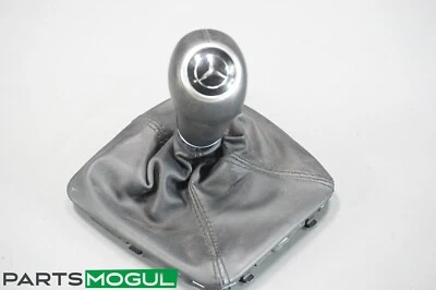 12-16 Mercedes R172 SLK250 SLK350 palanca de cambios perilla bota cubierta negra OEM Foto 1 de 4
