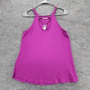 24/7 Maurices Tank Top Womens Small Purple Sleeveless - Picture 1 of 7