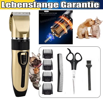 DAYPLUS Profi Akku Tierhaarschneider Schermaschine Hund Katze Tierhaarschneidemaschine