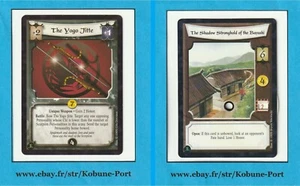 Yogo Jitte + Shadow Stronghold of the Bayushi PE Fixed Cards L5R CCG Five Rings - Picture 1 of 3