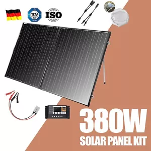 400W 380W Folding Solar Panel Kit 12V Mono Caravan Camping Power Battery Charger - Picture 1 of 7