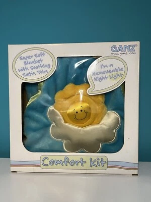Ganz Comfort Kit Súper Suave Niños Bebé Manta y Extraíble Luz Nocturna Borde Satinado Foto 1 de 4
