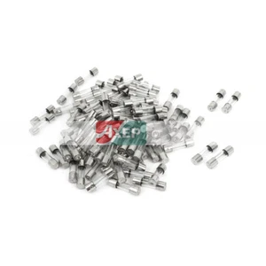 A● 100 Pcs 250 Volts 15Amp Quick Acting Clear Glass Tube Fuses Fast - Bild 1 von 1