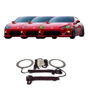 RGB Multi Color CHS Headlight Halo kit for Scion FR-S 12-16 - Picture 1 of 5
