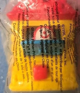 Sealed Vintage McDonald's Fisher-Price Ronald Drive-Thru Clown Under 3 Toy Happy - Bild 1 von 3