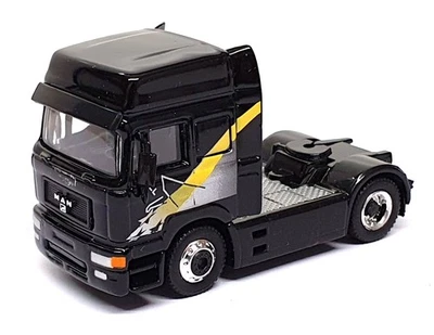 Schuco 1/87 Scale 22600 - MAN F2000 Solozugmaschine Truck - Black - Image 1 of 4