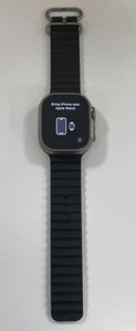 APPLE WATCH ULTRA 49mm BOITIER TITANE ET CÉRAMIQUE (GPS + LTE) OCCASION. - Photo 1 sur 10