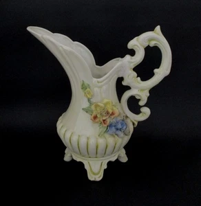 ✅ ANTICA CARAFFA VERSATOIO CERAMICA BASSANO DIPINTA META' 900 ANTIQUE - 4704 - Picture 1 of 11