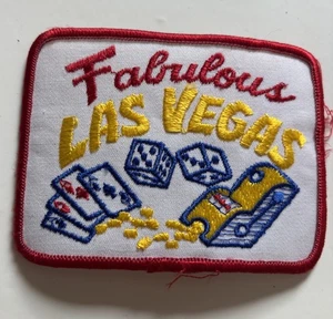 VTG Fabulous Las Vegas Patch Iconic Style Classic Old Vegas Retro - Picture 1 of 1