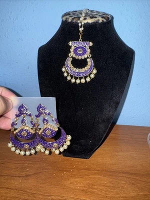 conjunto de joyas indio pakistaní Foto 1 de 3