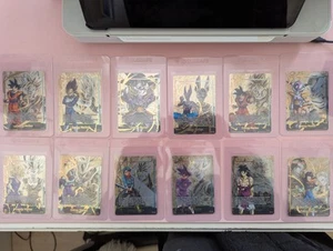 Dragon Ball Super Fusion World Gold Energy Marker Promo Complete E01 Set of 12 - Picture 1 of 4