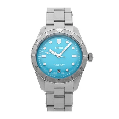 Oris Divers Sixty-Five "Cotton Candy" Steel Sky Blue 01 733 7771 4055-07 8 19 18 - Image 1 of 4