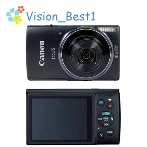 Canon PowerShot ELPH 150 IS/IXUS 155/IXY140 Digital Camera 20MP Black Auto Focus - Picture 1 of 18