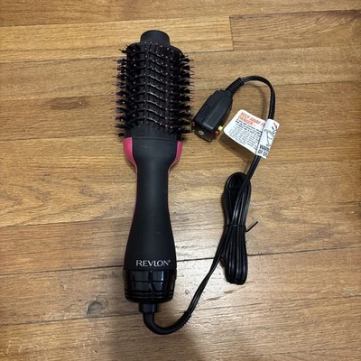 Revlon One-Step Hairdryer And Volumizer Black And Hot Pink NEW NEVER USED - Image 1 of 2