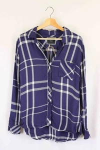 Rails Blue And White Top XS by Reluv Clothing - Picture 1 of 3