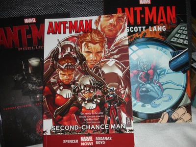 Lote Novela Gráfica ANT-MAN Prelude Scott Lang Second Chance Man Marvel NUEVO Foto 1 de 4