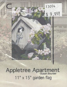 Home Decor Garden Flag (Appletree Apartment) 11"x15" - Picture 1 of 2