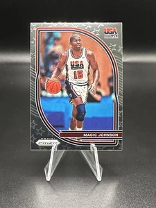 2020-2021 Prizm Basketball Magic Johnson USA Basketball #7 Los Angeles Lakers - Bild 1 von 3
