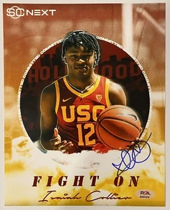 Isaiah Collier Autographed/Signed USC Trojans 8x10 Photo PSA Utah Jazz Wheeler - Picture 1 of 1