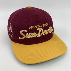 VTG Arizona State Sun Devils Sports Specialties Script Wool Snapback Hat Twill - Picture 1 of 10