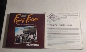 B-17 Flying Fortress World War II Bombers in Action Micro Prose PC Manual & Tect - Picture 1 of 13