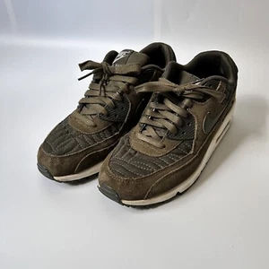 Women’s Nike Air Max 90 Premium Trainers Green Olive - Picture 1 of 20
