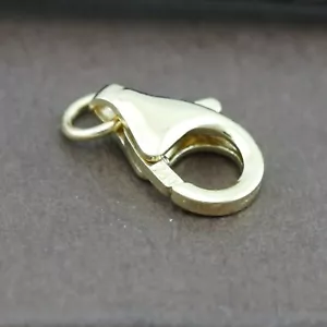 Genuine 18CT Solid YG Lobster Clasp 13mm Italy Made - Picture 1 of 2